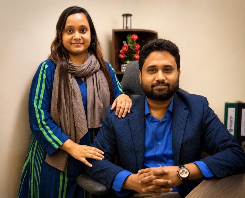 Antor and Joya — Built from scratch, together