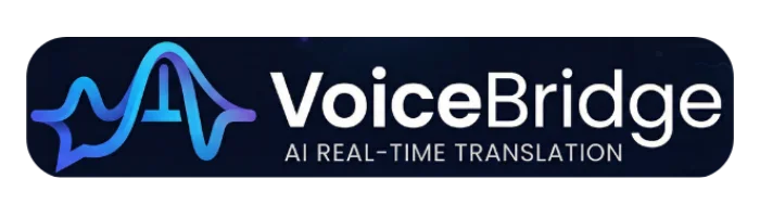 VoiceBridge logo - AI voiceovers and sound translation